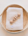 Vintage Cashmere Baby Blanket - Snowflake - Heirloom Cashmere Australia